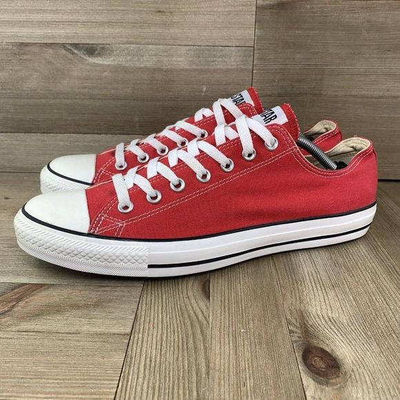 Converse Shoes Men 12 Chuck Taylor All Star Red Sneakers X9696